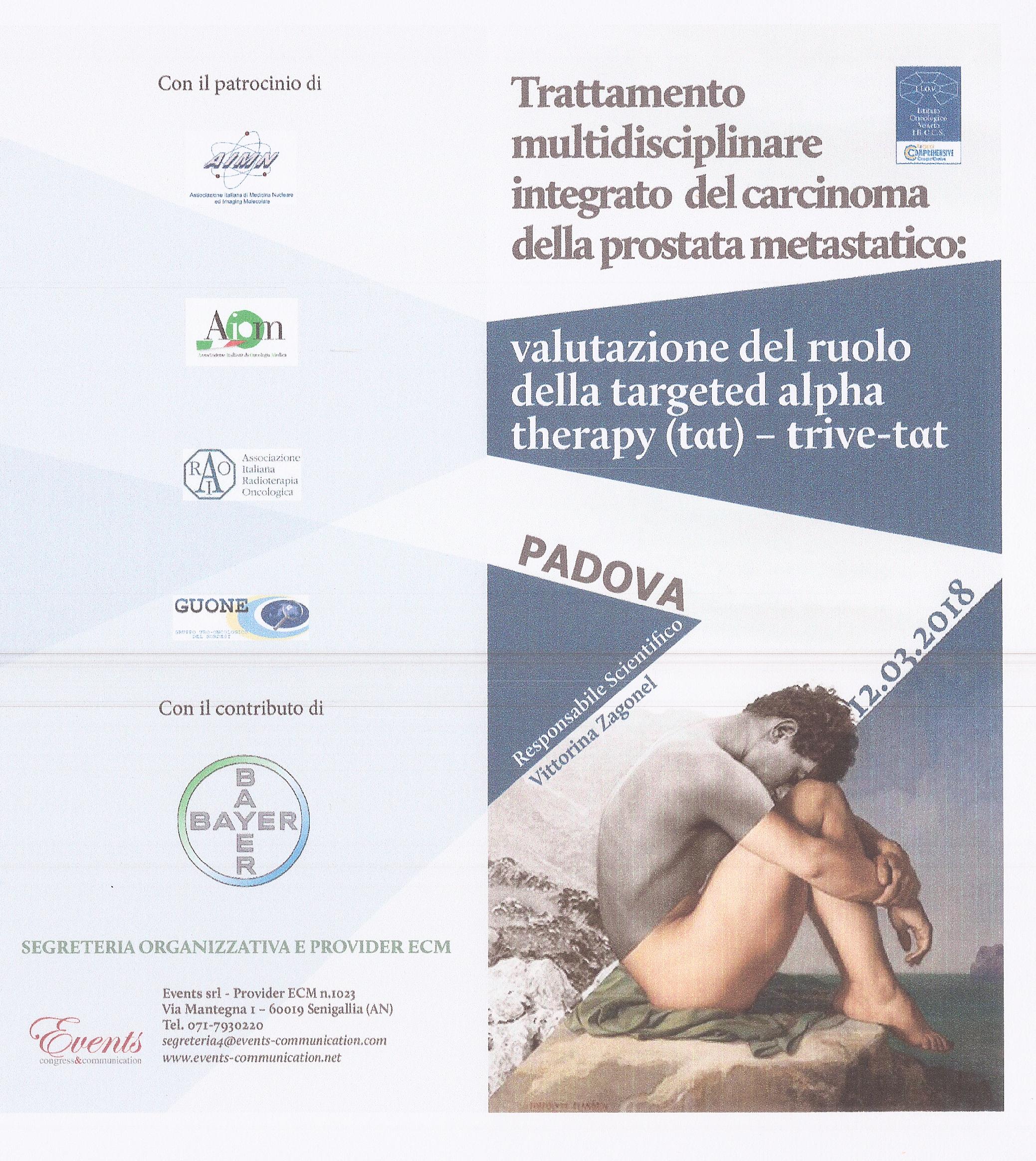 TRATTAMENTO MULTIDISCIPLINARE INTEGRATO DEL CARCINOMA DELLA PROSTATA METASTATICO